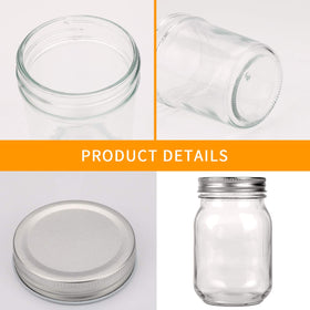 Accguan overnight oats jar ideal for meal prep and portions