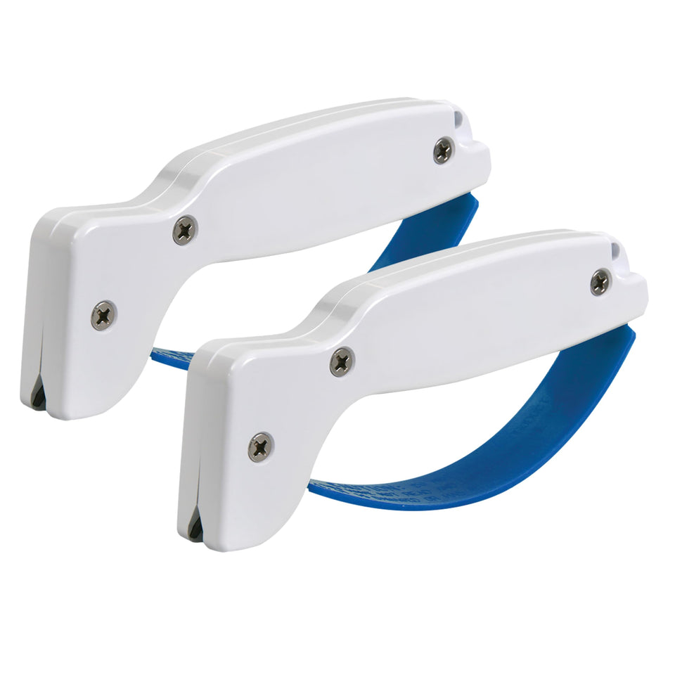 ACCUSHARP knife sharpener 2-pack for quick edge restoration across many blade types.