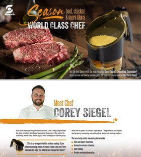 AccuTaste professional design suits home cooks and chefs alike.