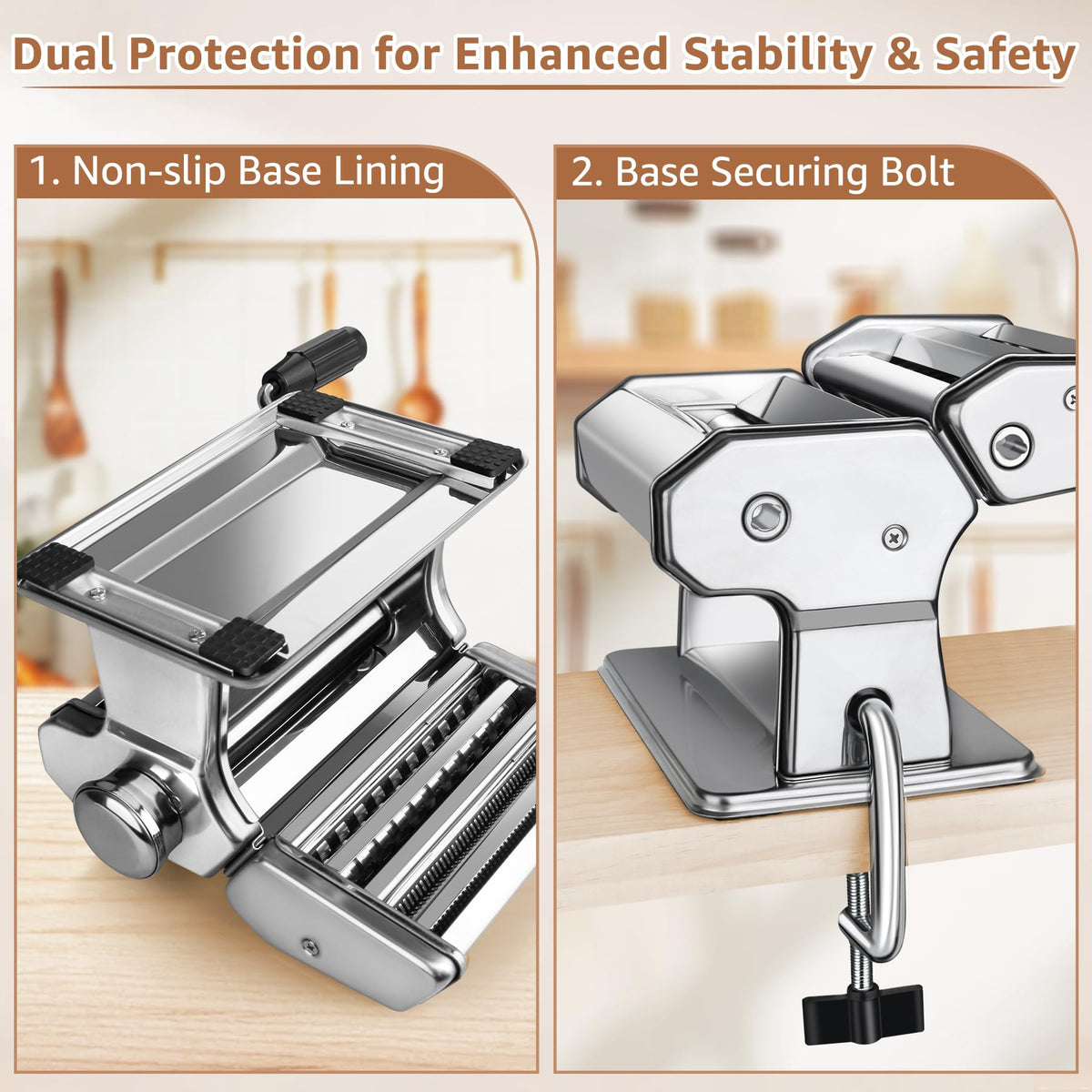 AceChef easy-clean design with brush or cloth simplifies upkeep