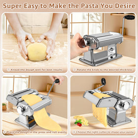 AceChef table clamp keeps the machine steady during rolling and cutting