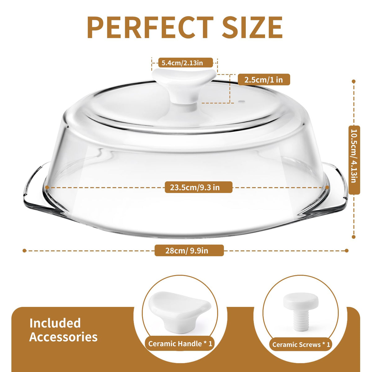 ACEPRUT Borosilicate glass withstands temperature changes for reliable reheating.