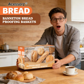 Acessorz bread dusting stencil adds professional finishing touches.