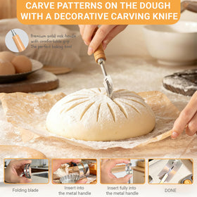 Acessorz silicone bread sling keeps dough secure during transfers.