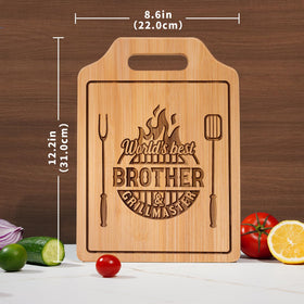 AceThrills bamboo board ready for cheese boards and gatherings