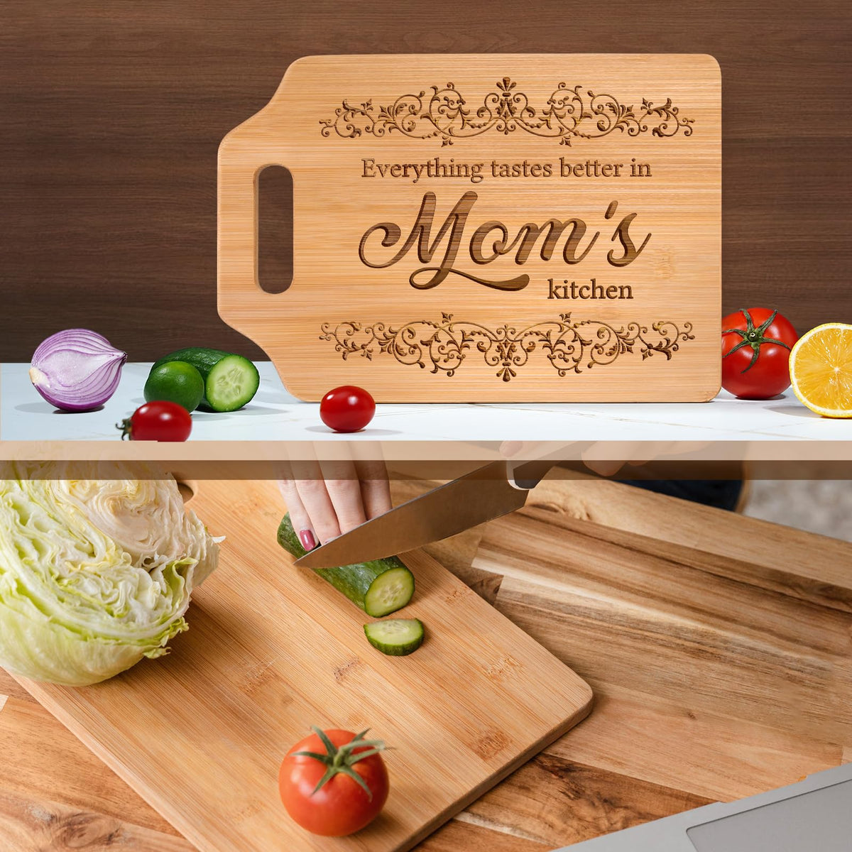 AceThrills laser-engraved quote board features a refined message for gifting.
