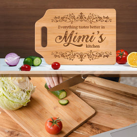 AceThrills Mimi kitchen display with engraved message, adds a heartfelt touch to birthdays and gift-giving.