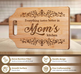 AceThrills premium bamboo material provides durable, natural warmth for prep and serving.