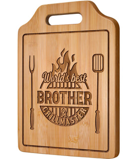 AceThrills cutting board with engraving for gifting and countertop display