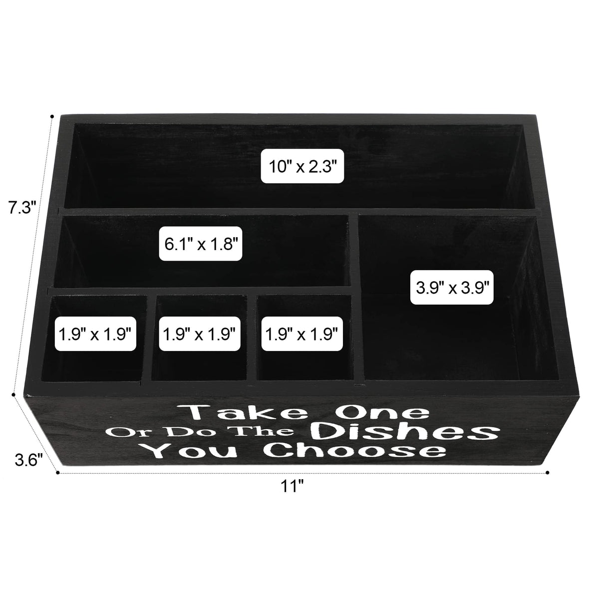 ACIAZAAZ small wood plate holder side view, space-saving kitchen organizer for cutlery and napkins