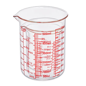 Ackers BORO3.3 2 cup glass measuring cup for larger portions.