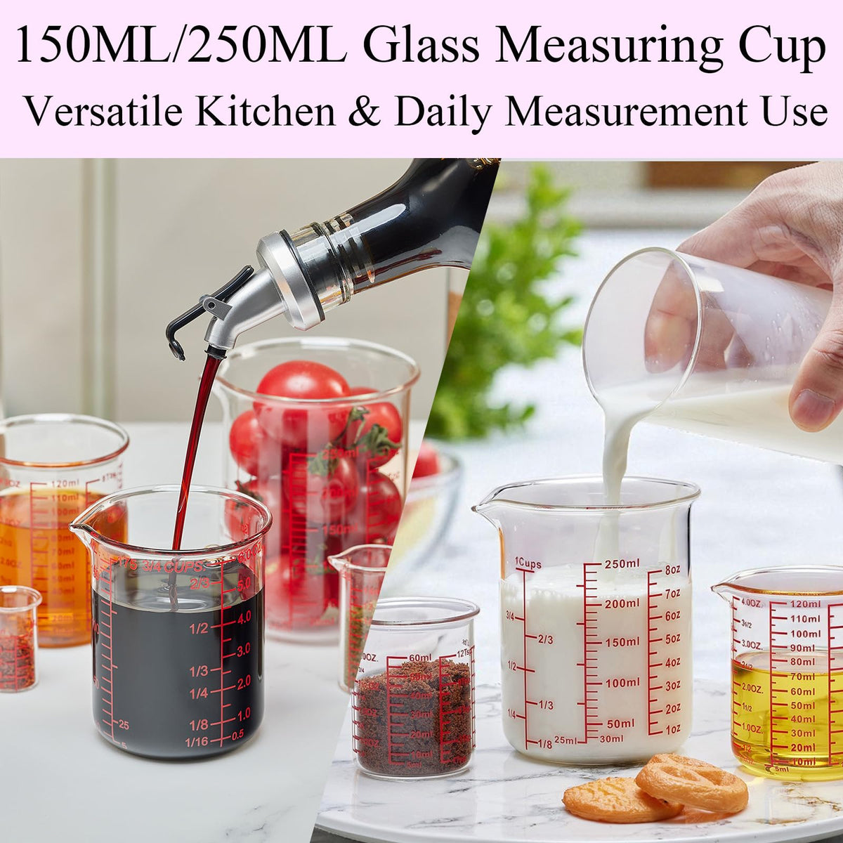 Ackers BORO3.3 borosilicate glass is durable and BPA-free for everyday use.