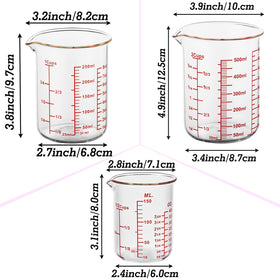 Ackers BORO3.3 pour-spout design reduces drips.