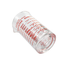 Ackers BORO3.3 double-scale markings show oz and ml for easy prep.