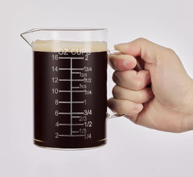 Ackers BORO3.3 etched graduations on front and back for easy measurement.