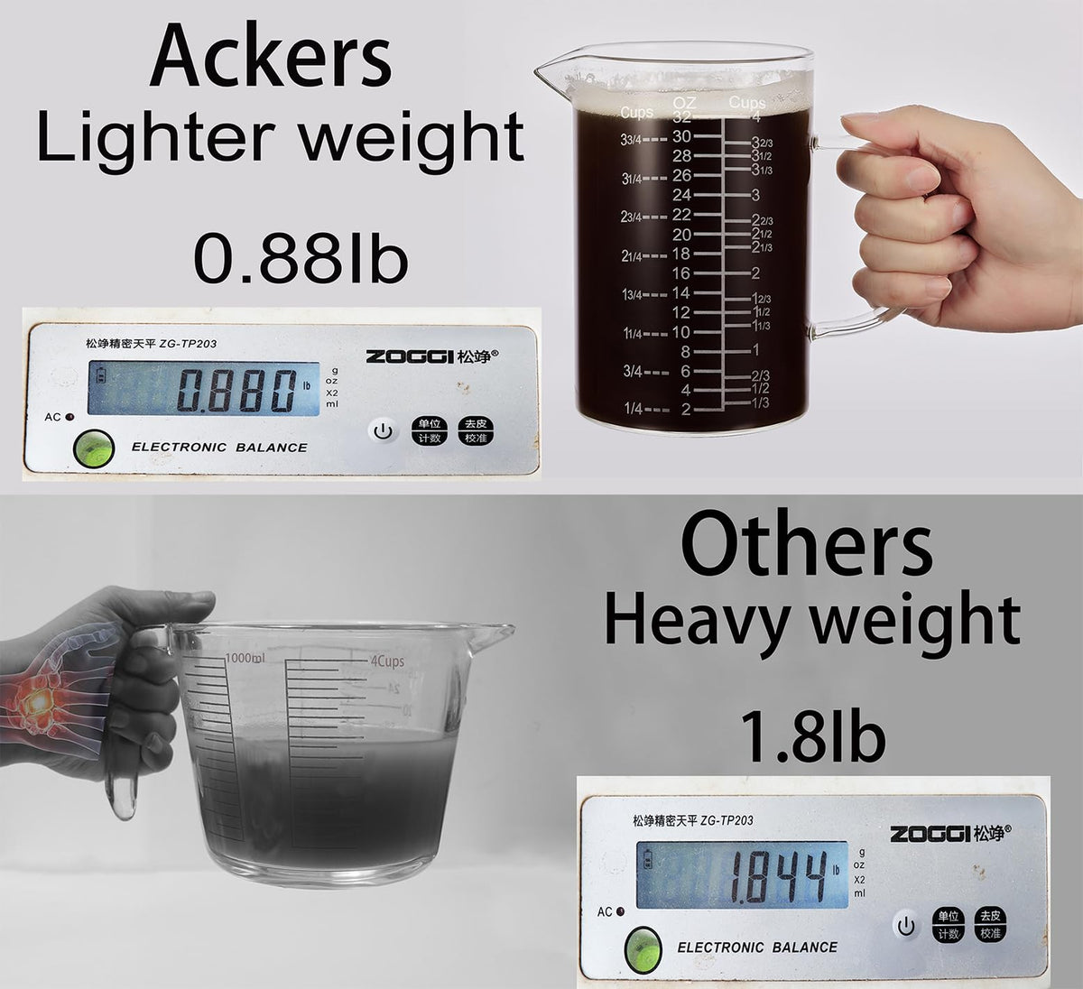 Ackers BORO3.3 high borosilicate glass enhances clarity and safety with temperature shifts
