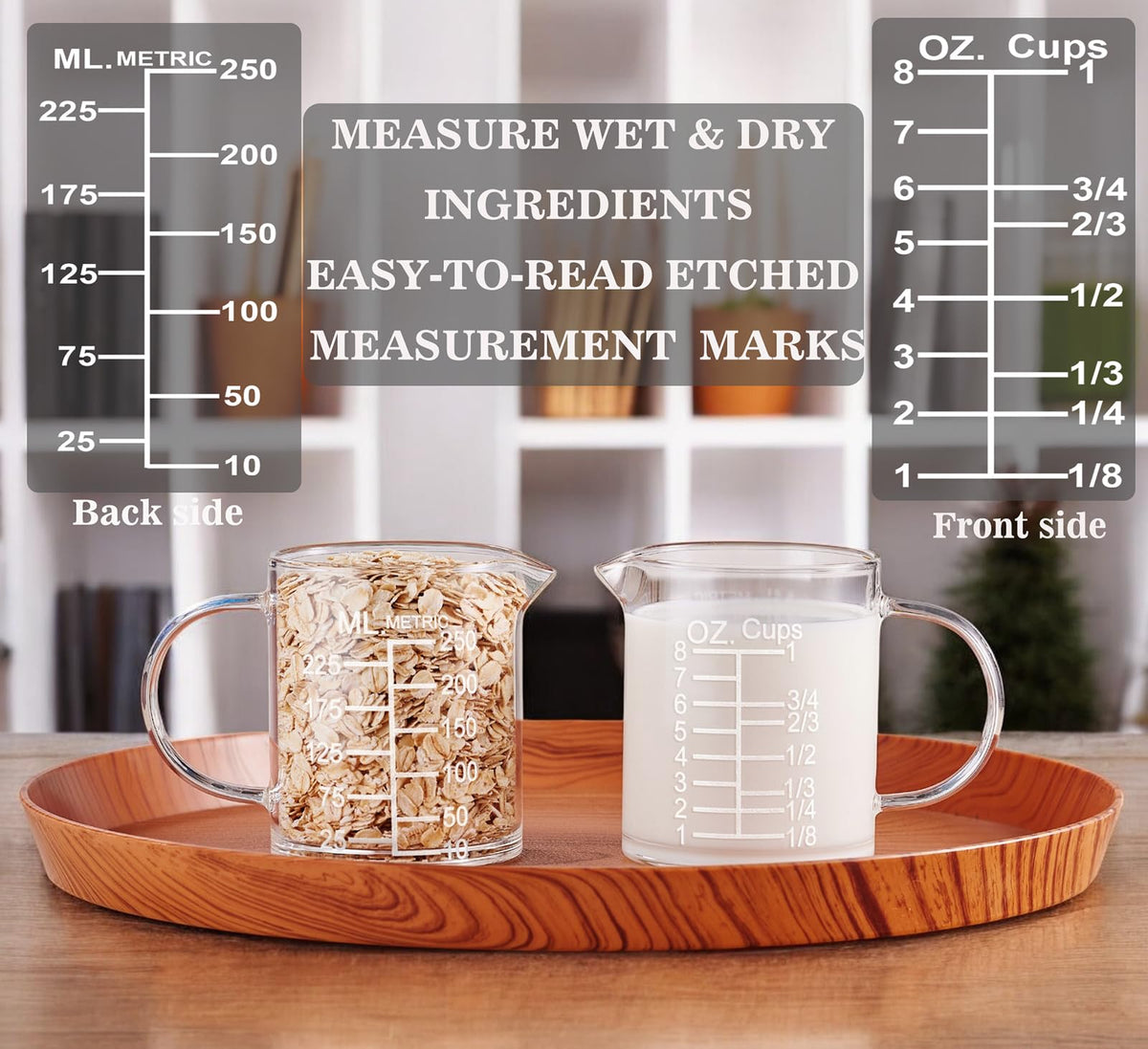 Ackers BORO3.3 borosilicate glass withstands hot and cold temperatures.