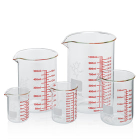 Ackers BORO3.3 60ml cup with clear glass for accurate measurement.