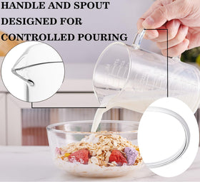Ackers BORO3.3 insulated handle keeps hands safe while pouring.