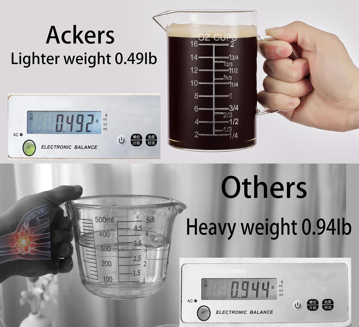 Ackers BORO3.3 thickened base and walls boost kitchen durability.