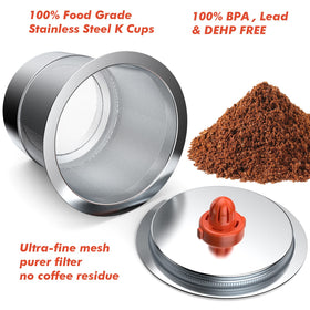Leak-proof one-piece design minimizes spills during brewing.
