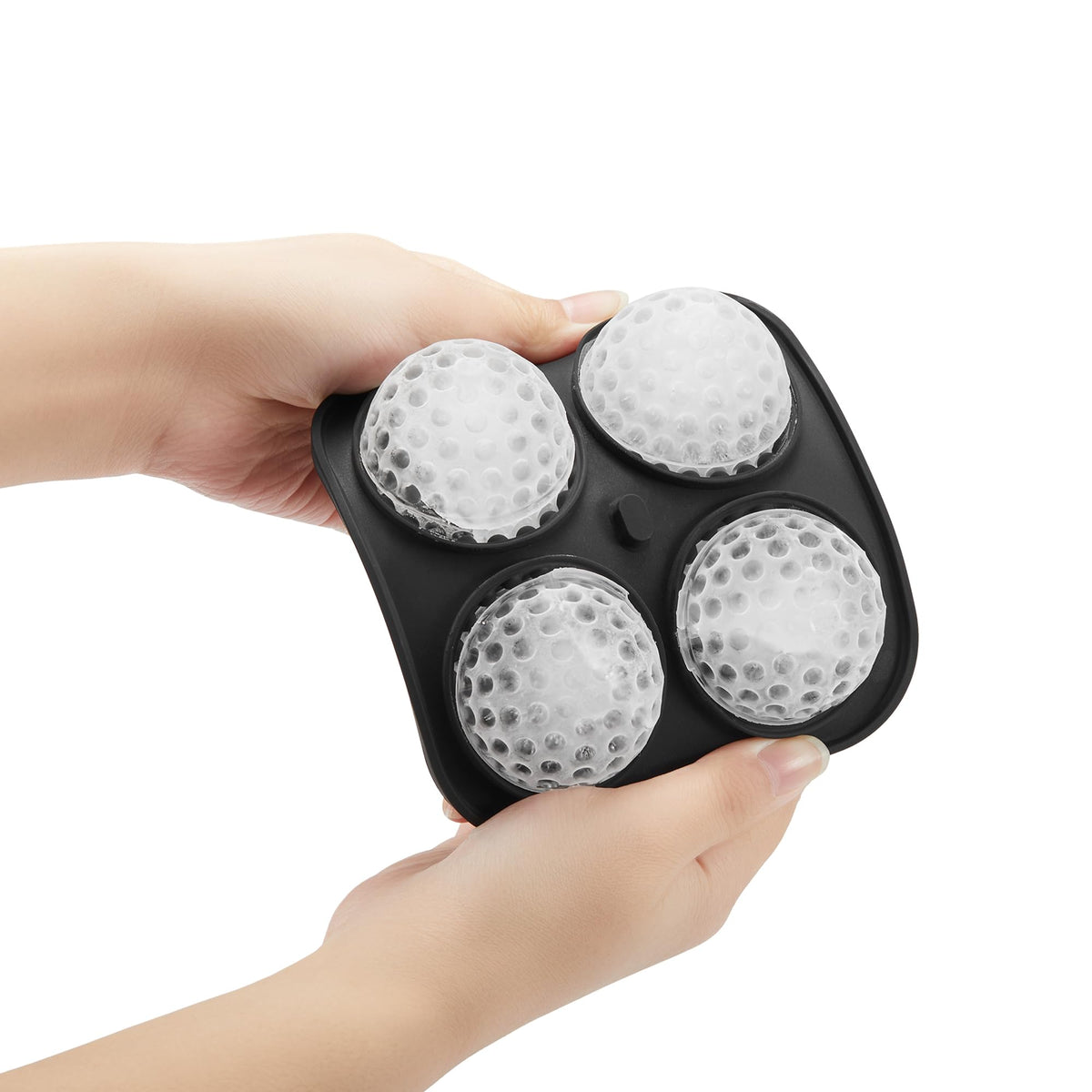 ACOOKEE silicone ice tray seals tightly to prevent leaks during freezing.