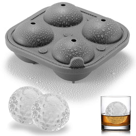 ACOOKEE Golf Ice Tray top view with 2.5-inch spheres for slow-chill