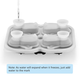 ACOOKEE silicone ice cube mold for easy release and cleaning