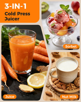 ACoqoos 3in1 sorbet focus creates smooth frozen treats.
