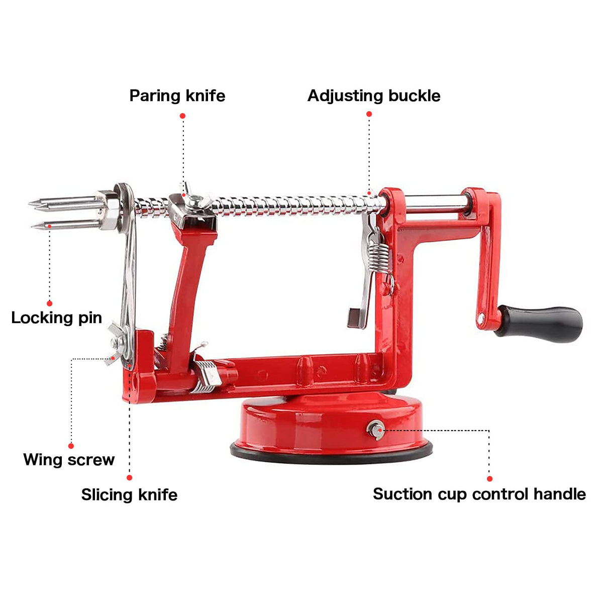 ACOTUM 3-in-1 slicer corer peeler blades for versatile prep