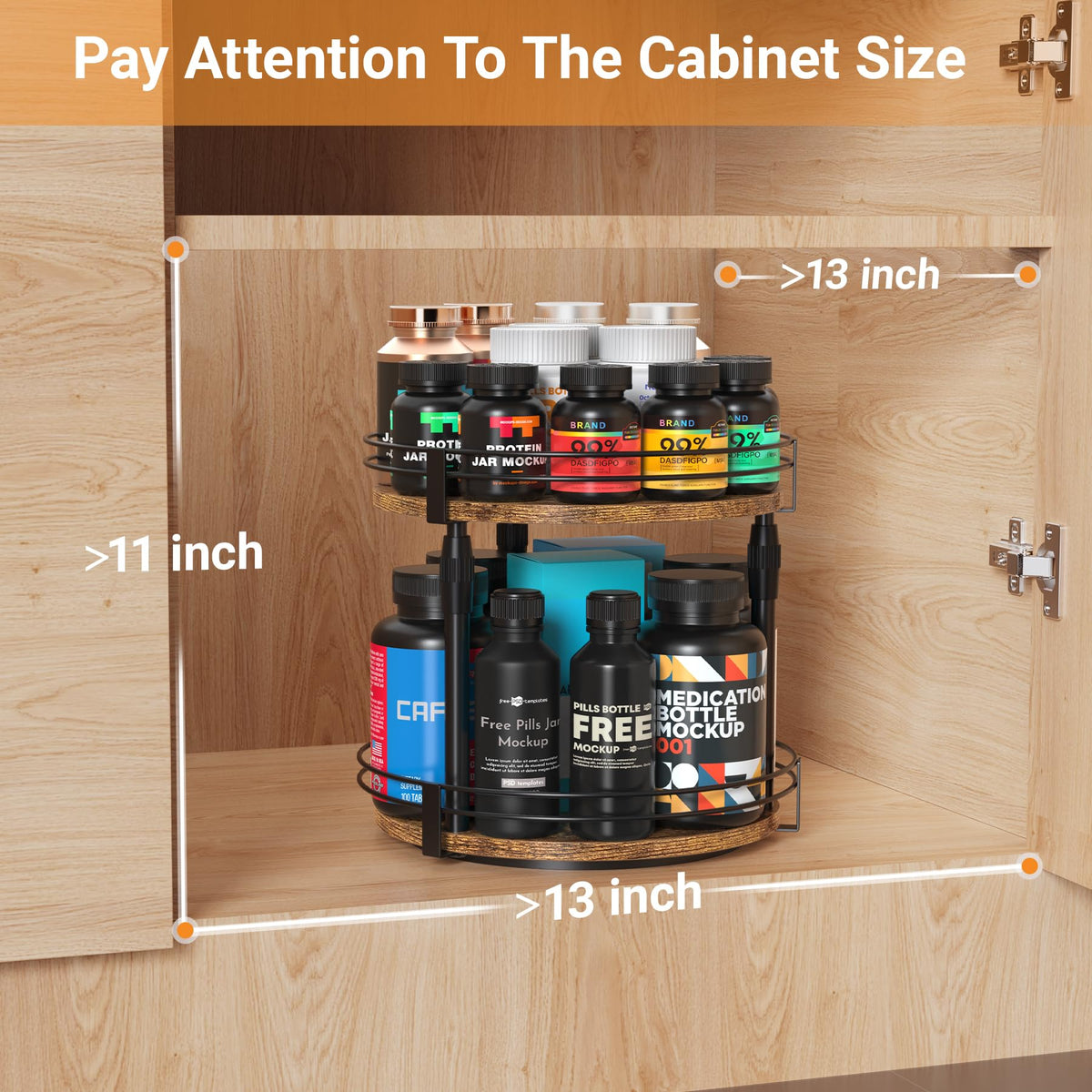 Across-Star countertop kitchen organizer saves space and declutters.