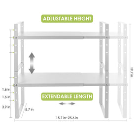 Across-Star non-slip feet keep the rack stable on counters.