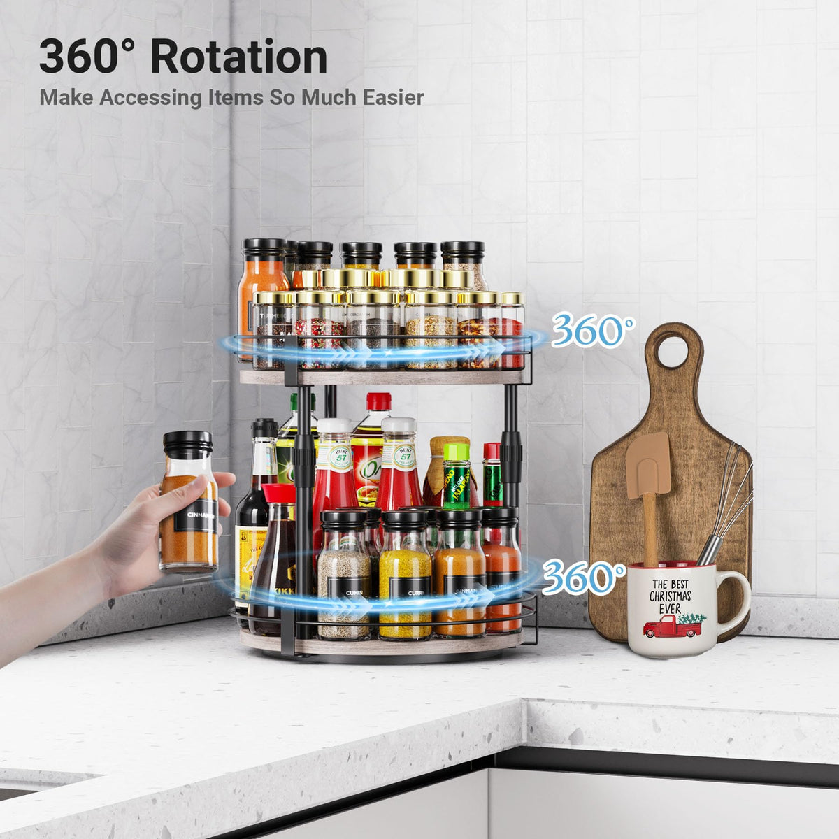Across-Star metal frame and wooden trays for durable storage