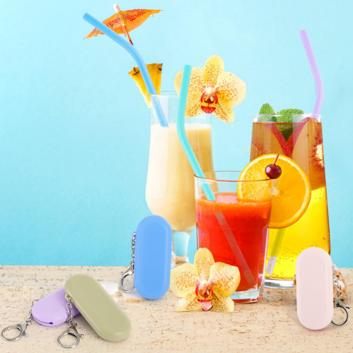 Acshio adjustable-length straw, customize to fit your cup.
