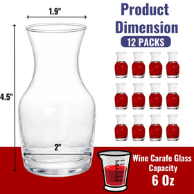 Acshio mini 6 oz decanter ideal for tasting portions