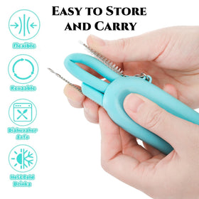 Acshio straw cleaning brushes, easy maintenance for quick refresh.