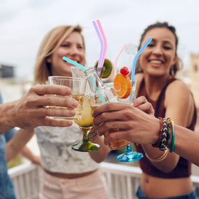 Acshio travel-friendly straw set for outdoor picnics and offices.