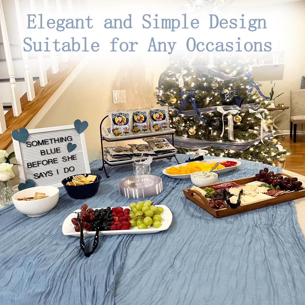 ACSUIT bulk 4-pack supports decorating multiple wedding or party tables