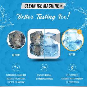 ACTIVE tablet dissolving in water demonstrates easy prep for cleaning.