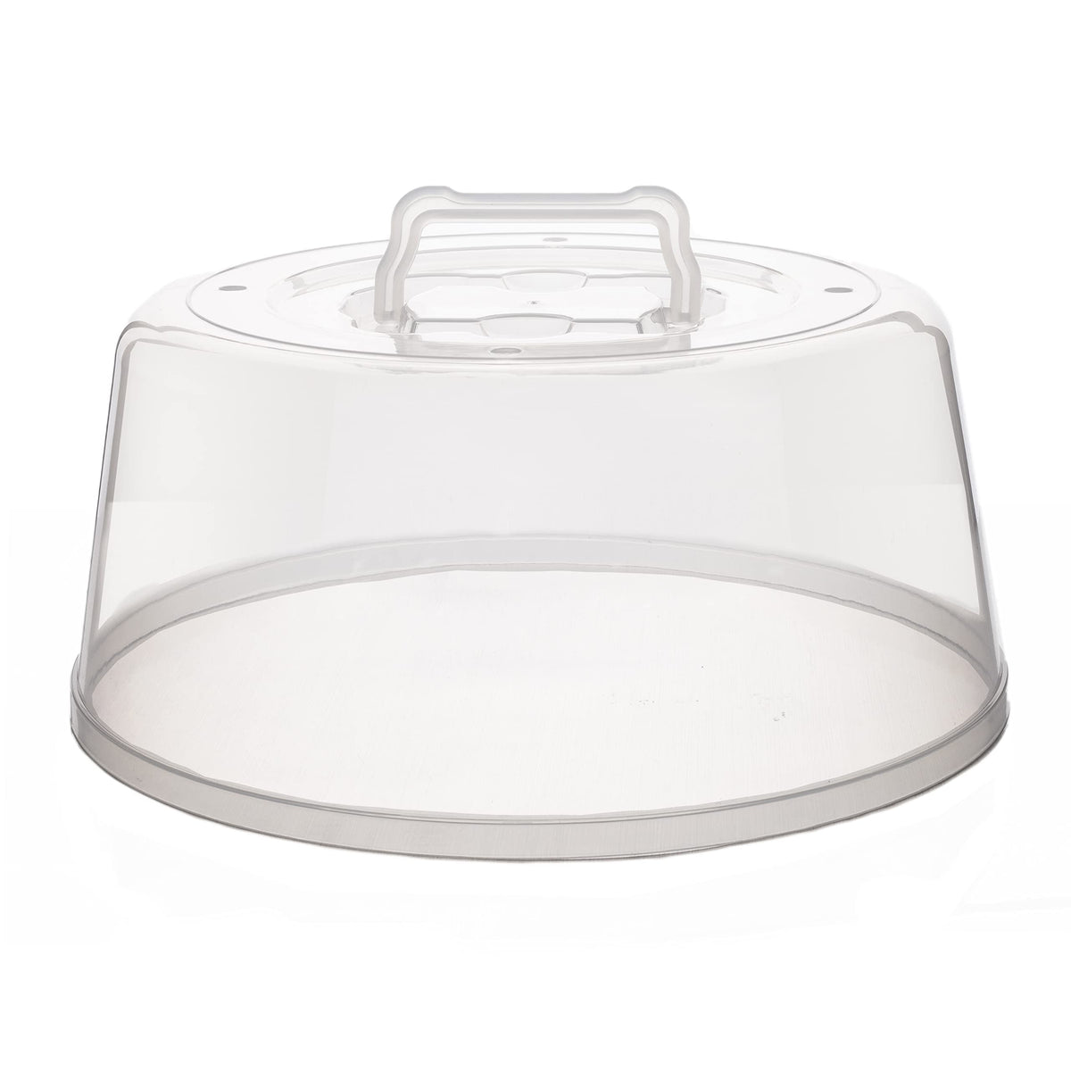 ACTIVITYYA large microwave cover dome keeps mess contained while heating meals.