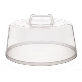 ACTIVITYYA large microwave cover dome keeps mess contained while heating meals.
