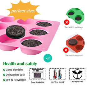Actvty baking mold versatile for muffins cupcakes brownies and puddings.