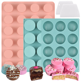 Actvty cake puck mold set with 24 cavities for batch cores