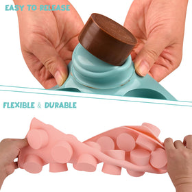Actvty cake puck spatulas aiding even filling