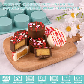 Actvty two-size molds for cake cores and chocolate shells