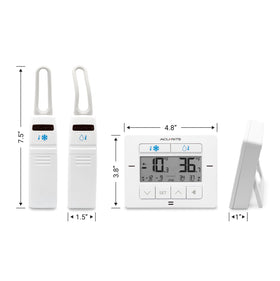 AcuRite silicone sensor straps secure sensors inside shelves or on wire racks.