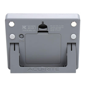 AcuRite wall mount option with keyhole slot for flexible positioning.