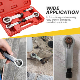 Acymner Nut Splitter Set portable case keeps tools organized on the go.