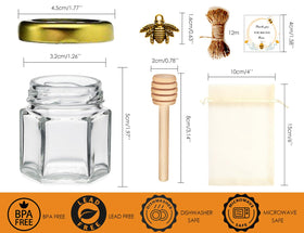 Adabocute beige gift bags ready for elegant honey-themed gifting.