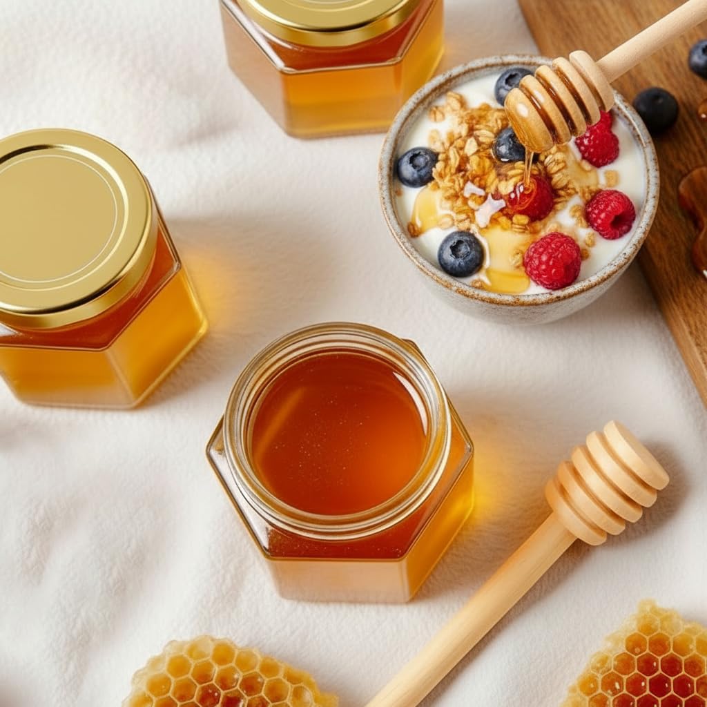 Adabocute hive-inspired hexagon jar design looks elegant